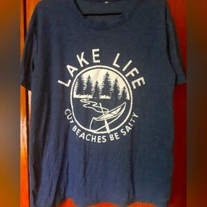 Lake Life T Shirt XL